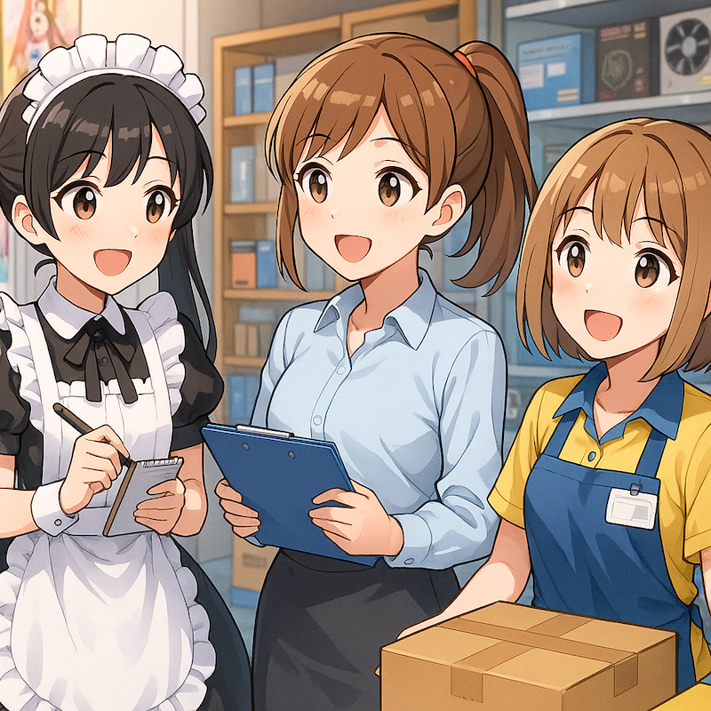 秋葉原で働きたい人向けの完全ガイド。アニメ店員やメイドカフェなど、女子にも人気の仕事と現場のリアルを解説。 complete 2025 guide to working in Akihabara. Learn about anime shop jobs, maid cafés, and real experiences—especially for women.