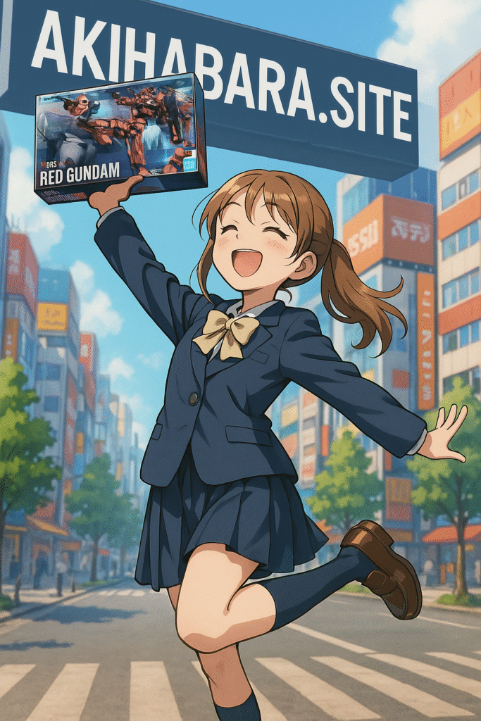akihabara_red_gundam_highschoolgirl_modelkit980