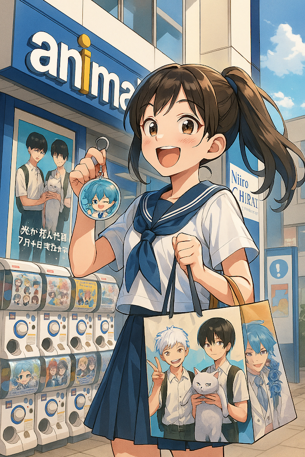 池袋アニメイト本店をふらり現地取材。2025年夏の今、何が展示され、どんな限定ガチャが並ぶのか。現地写真を交えてリアルな雰囲気を紹介します。I visited Ikebukuro Animate in summer 2025. Here’s a casual on-site report with the latest exhibits and limited gacha lineup inside the store.