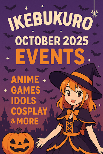 2025年10月の池袋イベントを完全網羅！池ハロ・ナンジャ・アニメ・ゲーム・アイドル・ホロライブ・にじさんじ・2.5次元・コラボカフェ・限定配布まで徹底紹介。推し活女子も観光でも必見の最新ガイドです。Complete coverage of Ikebukuro’s October 2025 events! From anime, games, idols, Hololive, Nijisanji, 2.5D stage shows, collab cafés, and limited giveaways to the Ikebukuro Halloween Cosplay Festival—this guide has it all.