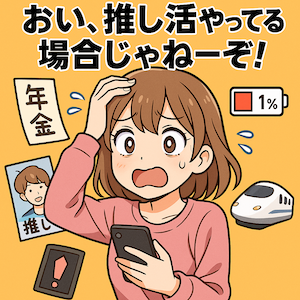 推し活に全力すぎて電気・ガス・財布・職場・恋愛まで崩壊寸前?そんな推し活あるあるトラブルをユーモアと実用的な解決策で徹底紹介。オタクの尊さと現実の間にある50の壁を乗り越えよう。All the chaotic, relatable, and funny fan-life emergencies—plus real fixes for every “Oshi Crisis” you can imagine!