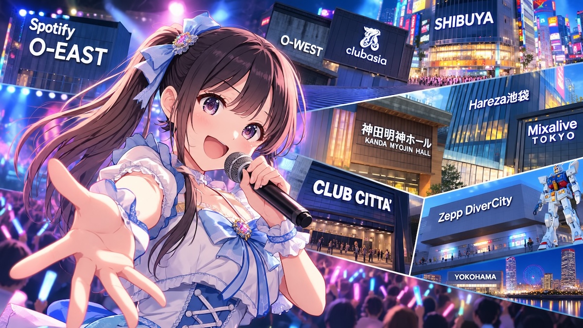 ライブアイドルの聖地は渋谷からどこへ移ったのか？O-EAST等の名門箱の歴史、新宿BLAZE閉館による中箱崩壊、特典会（チェキ会）の物理的限界を徹底解剖。神田明神ホールや川崎チッタ、Hareza池袋が台頭した2026年最新の勢力図を考察！